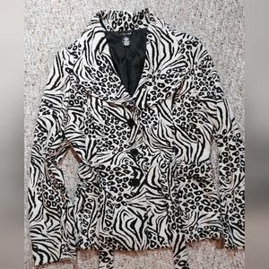 89th & Madison animal print jacket